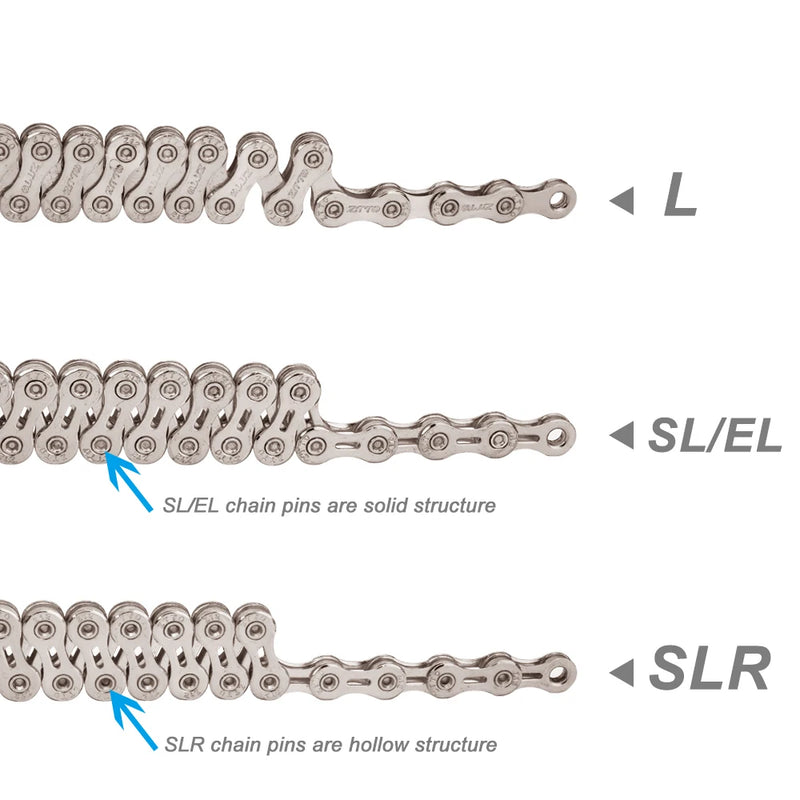 ZTTO 9 Speed Bicycle Chains 116 Links 9S MTB Mountain Road Bike Chain With Magic Missing Link Connecter 9speed 21s