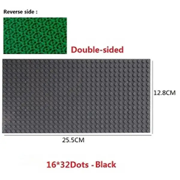 Classic Double Side Base Plate 32*32 16X32 Dots  Building Block Baseplate DIY Plastic Colorful Classic Brick Compatible Kids Toy