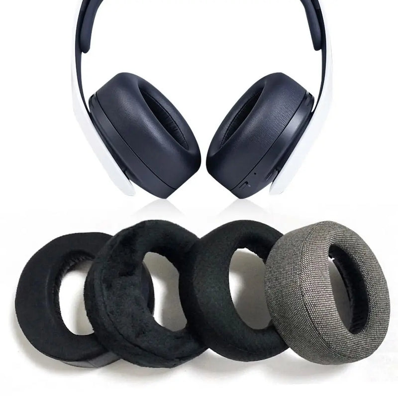 1 Pair Ear Pads Cups Earpad Memory Foam Cushions For Sony Playstation PS5 Pulse 3D Wireless Replacement Headphones Headset