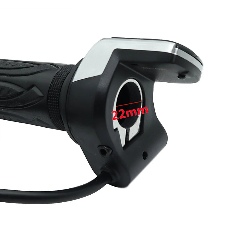 1Pair Electric Scooter Bike Throttle Speed Adjustment Handle with Key Lock Display  Divides LCD Grip 24V 36V 48V