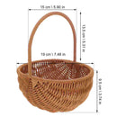 Easter Storage Basket Mini Baskets Rabbit for Wooden Party Christmas Decorations