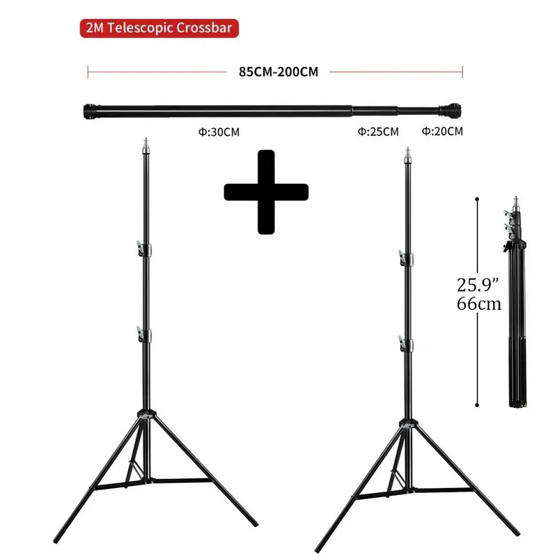 Photography Photo Studio Background Stand Backdrop Chromakey Green Screen Support System Frame Chroma Photobackground For Shoot