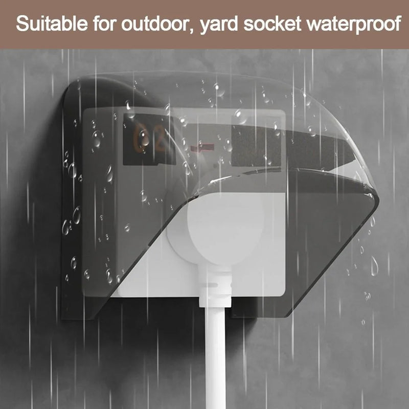 1Pcs 86 Type Outdoor Socket Waterproof Box Electric Plug Cover Rainproof Cover for Charging Pile Socket Switch Protection Cover