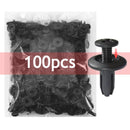 100/50/5pcs Hole Door Rivet Plastic Clip Fasteners Black Cars Lined Cover Barbs Rivet Auto Fasteners Retainer Push Pin Clips 8mm