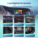 BONROAD Wireless CarPlay Android Auto Interface Adapter for Audi A4 B8 A5 Q5 2009-2015 with AirPlay Mirror Link Bluetooth