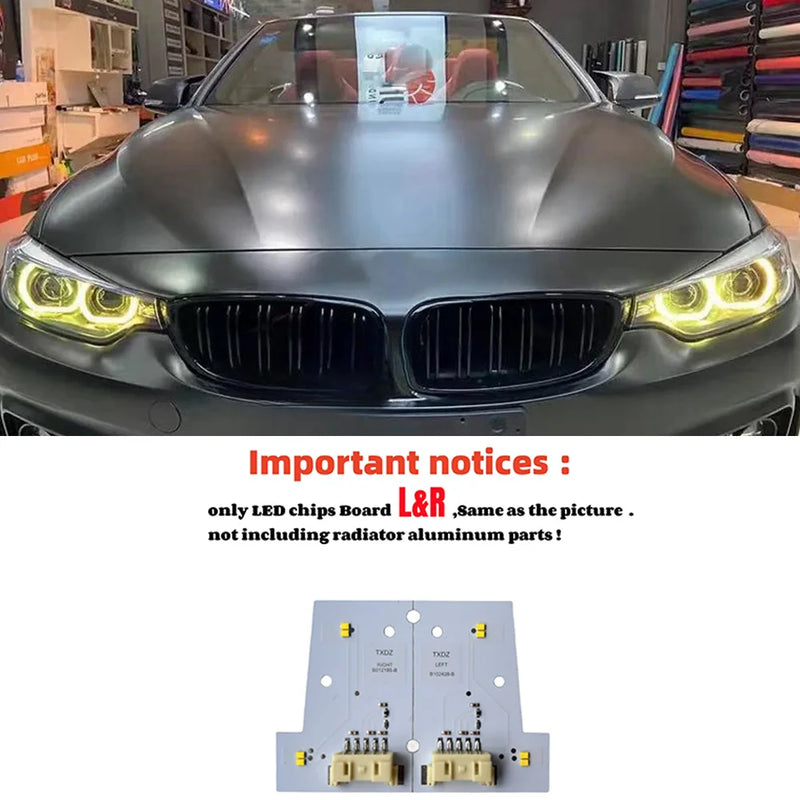 2018-2020 LED Headlight Yellow Angel Eyes DRL Chip Module For BMW F80 M3 LCI F32 F82 M4 F33 F83 F36 Daylight Yellow 63117493227