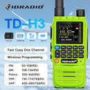 TIDRADIO H3 Walkie Talkie Two Way Radio Phone APP Wireless Programming Dual PTT Air Band Long Range Radio USB-C Programming