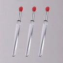 Soft Silicone Applicator Sticks Nail Powder Applying Manicure Brush Tools Washable Nail Art Silicone Pen For Uv Gel Polish