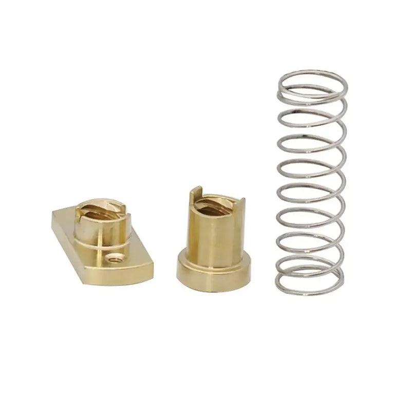 Z Axis T8 Anti Backlash Spring Loaded Nut Elimination Gap Brass Nuts for Upgrade Ender 3 /3s Pro V2 CR-10 Tornado 3D Printer 8mm
