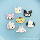 Sanrio Anime 3D Decoration Sticker Cute Cartoon Kuromi Melody DIY Phone Case Water Cup Accessories Material Pack boys Girl Gift