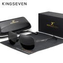 Genuine KINGSEVEN High Quality Men Sunglasses Polarized Eyewear Driving Sun glasses Aluminum Temple Gafas de sol Masculino