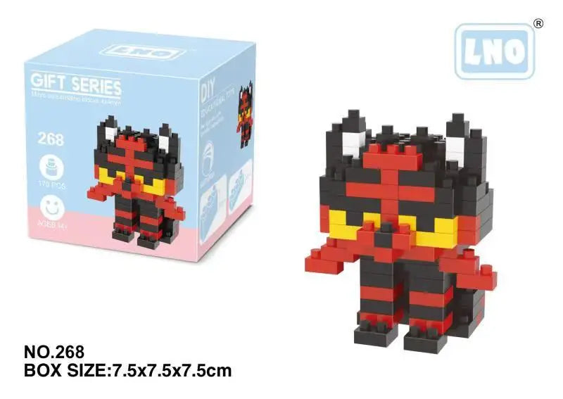 Pokemon Small Blocks Nanoblock Charizard Kyogre Groudon Rayquaza Model Education Graphics Toys for Kids Birthday Gift Toys