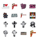 I Love Jesus Enamel Pin Christianity Religion Believers Live Forever Cross Easter Brooch Lapel Clothes Badge Love Faith Jewelry