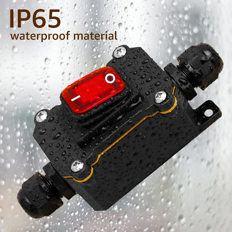 Waterproof Switch Ip65 Waterproof Ship Type Switch 220V/24V/16A/30A Rain Proof Outside the Electrical Roomampere Boxsecond Gear