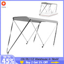 Bimini Top Cover Waterproof Anti-UV Kayak Boat Canopy Awning Sun Shade Water Sun proof UV Protection Canopy Random Color Canopy