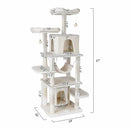 Cat Tree 170cm Tower Condo Furniture Scratch Post for Kittens Pet House Play for Indoor Cats, Plush Multi-Level Cat Condo