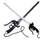 Anime AOT Weapon Sword 1:1 Mikasa Eren Rivaille 95cm Cosplay Gun Sword Accessories Weapon Sword Model