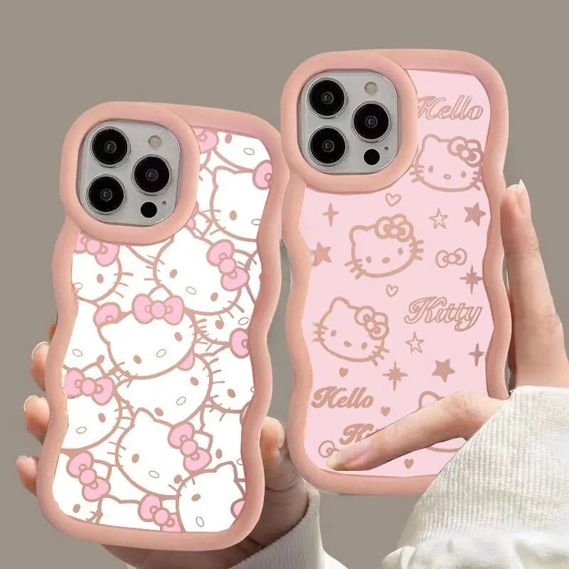 Cute Hello Kitty Case for Huawai Honor X9A X8A X7A X8 X6 Nova 3i Y70 P40 Lite Y7 2018 Y7 Pro Y9 Prime 2019 Wave Anti-fall Cover