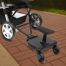 25KG Universal Baby Strollers Step Board Adapter with Seat Standing Plate Riders Buggy Board Child Trailer for 3-7 Years Black