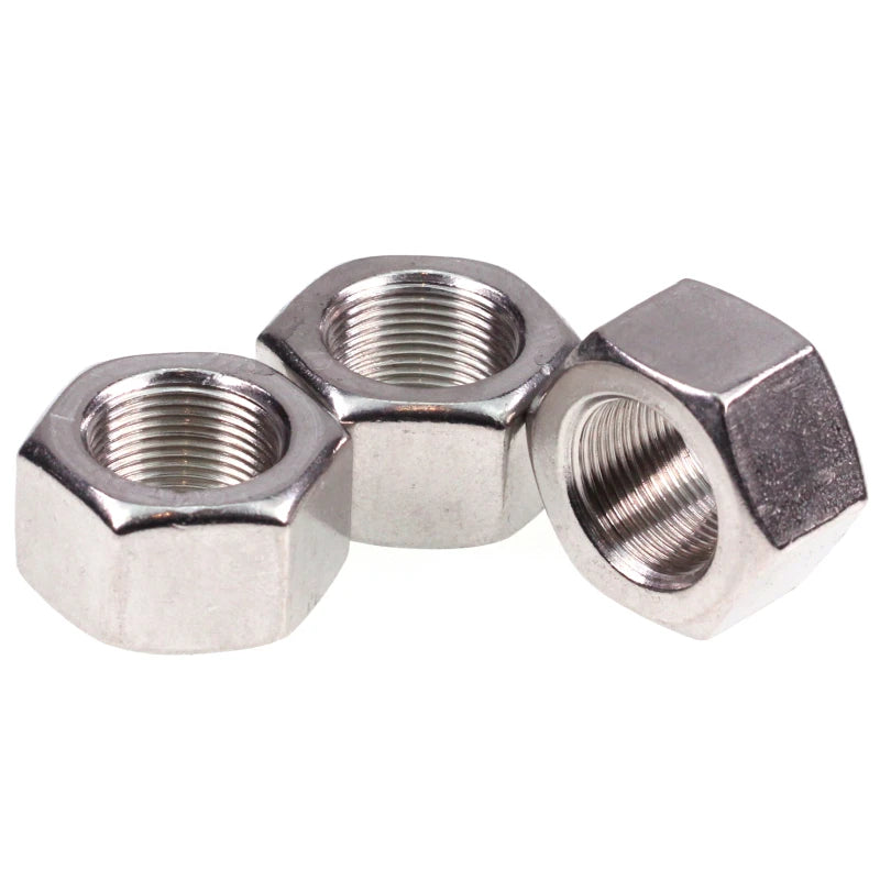 DIN934 Fine thread hex nut M3~M20 Stainless steel SUS 304 M6*0.75,M8*1.0,M10*1.0/1.25,M12*1.0/1.25/1.5,M14*1.5,M16*1.5,M20*1.5