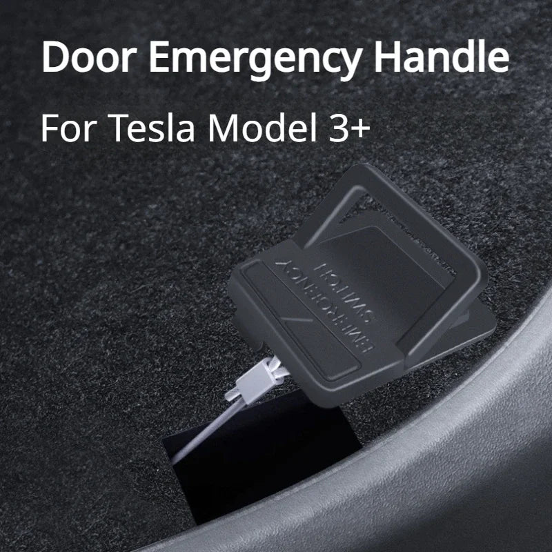 Door Emergency Handle for Tesla Model 3 Highland 2024 Rear Door Physical mechanical door Lock Unlock Puller Button Switch