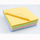 10/20/50/100pcs Chamois Glasses Cleaner Jewelry Care Wipe Cleaning Cloth Microfiber For Glasses Lens Phone Screen(Random Color)