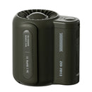 Portable Electric Fan Outdoor Camping Fan Rechargeable 3 Speeds Leafless Fan Waist-mounted Handheld Mini Electric Fan