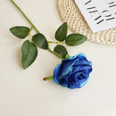 DIA 8CM Artificial Roses Valentine's Day Plastic Juana Flower Bouquet Wedding Decoration Living Room Dining Table Ornament Roses