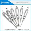 PIORPOY Dental Elevator Stainless Steel Tooth Dentist Tools Kit Stright Curved Root Elevator Minimally Invasive Dentistry Tools