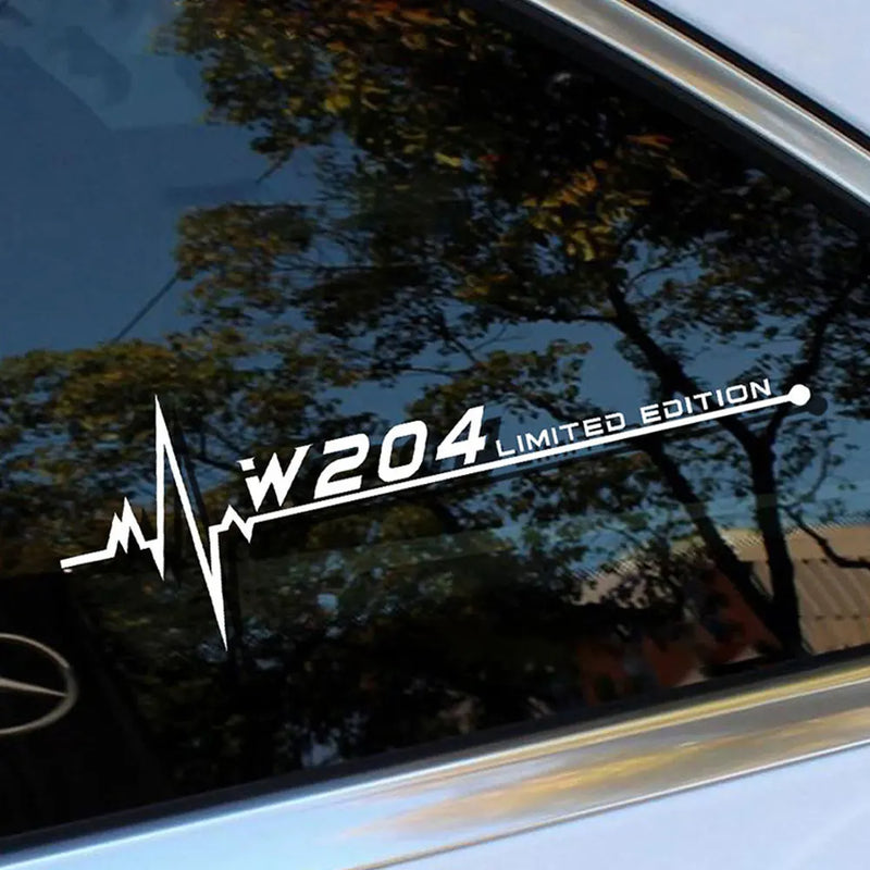 1Pcs For  W108 W126 W140 W168 W169 W176 W177 W203 W204 W205 Car Side Window Stickers