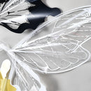 20Pcs Butterfly Wing Shaped Flower Wrapping Paper Creative Diy Crafts Flowers Packaging Paper Wedding Birthday Party Supplies