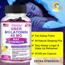 Melatonin for Adults 40 mg helps relieve sleep disturbances and improve sleep quality and energy levels