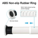 Curtain Rods Adjustable Drapery Rods Shower Curtain Rods No Drilling Non-Slip Telescopic Rod 70-360cm Optional