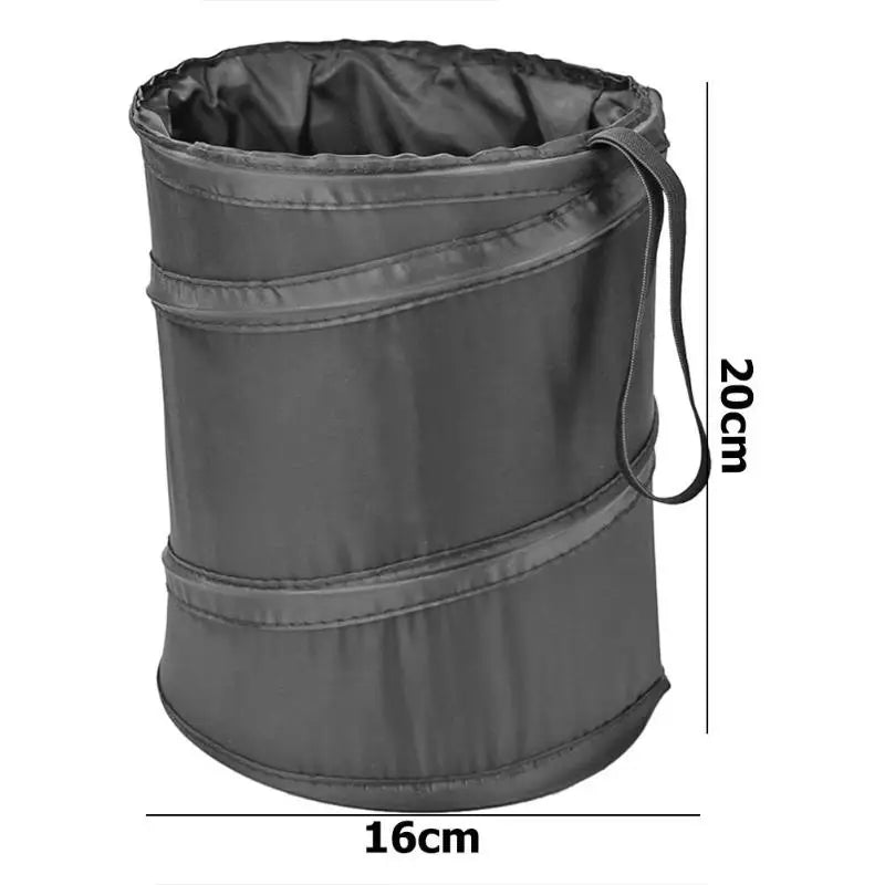 Folding Trash Can For Car Storage Busket Oxford Fabric Rubbish Container For Waste Organizer Holder Universal Garbage Can Bin