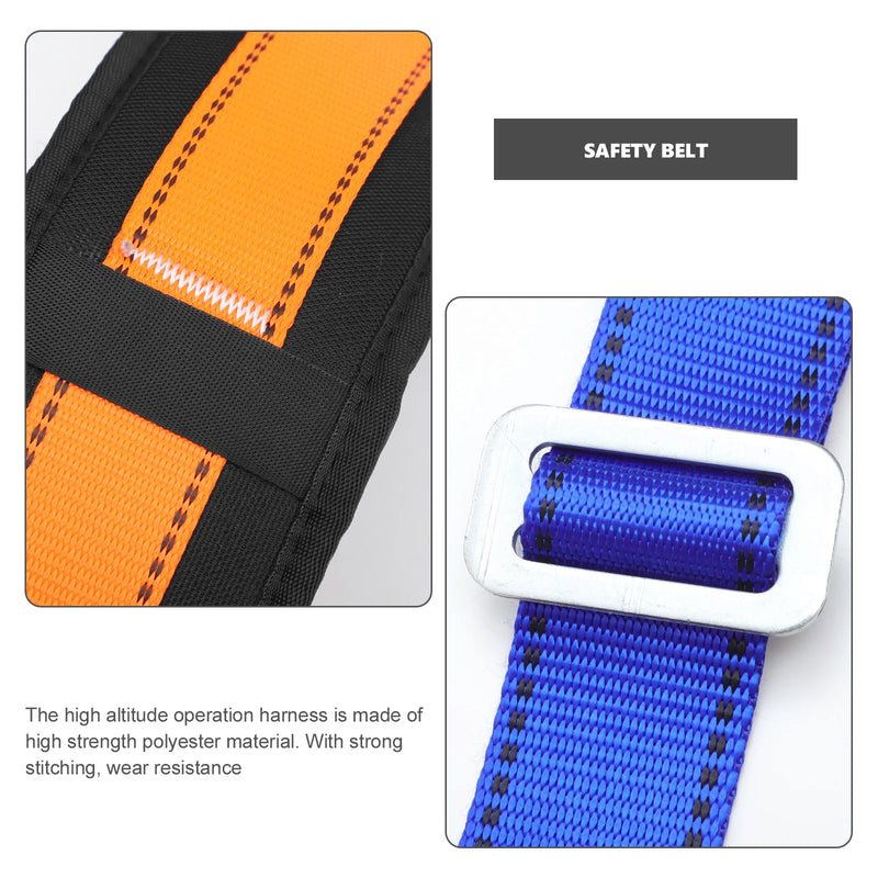 Safety Belt Durable Portable Practical Safety Harness Fall Protection Lanyard Safety Belt Electrician Safety Belt For Outdoor