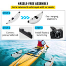 Standing Float Stabilizer System Kit for Kayaks, Kayak Outrigger Stabilizers, Canoes, Fishing Boats