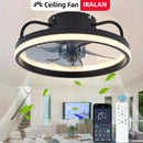 Ceiling Fan with Lamp Remote Control Nordic Modern Lights Fan Indoor Lighting For Living Room Bedroom Kitchen