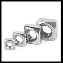 10-50pcs  DIN562 THIN Nut M3 M4 M5 M6 M8 A2 STAINLESS STEEL SQUARE THIN NUTS