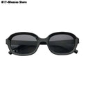 Retro Brown Sunglasses for Women Oval Narrow Frame  UV Protection Street Photo Солнцезащитные очки
