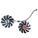 New 2pcs/set FDC10U12S9-C CF1010U12S 95mm Alternative RX590 GPU Video Card Cooler fan For XFX RX 590/580 VGA Video Card Cooling