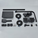 Black/Chrome Brass Shower Faucet Bathroom Shower Mixer Crane Rainfall Shower Set  For Bathroom