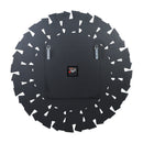 Large Wall Clock 3D Mirrored Clocks Sunburst Edge 32"/80CM Round Roman Numeral Modern Living Room Dining Room Fireplace Decor