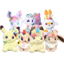 Pokemon Plush Christmas Easter Wreath Pikachu Eevee Scorbunny Ponyta-Galar Sylveon Kawaii Anime Figure Stuffed Toys Kids Gifts