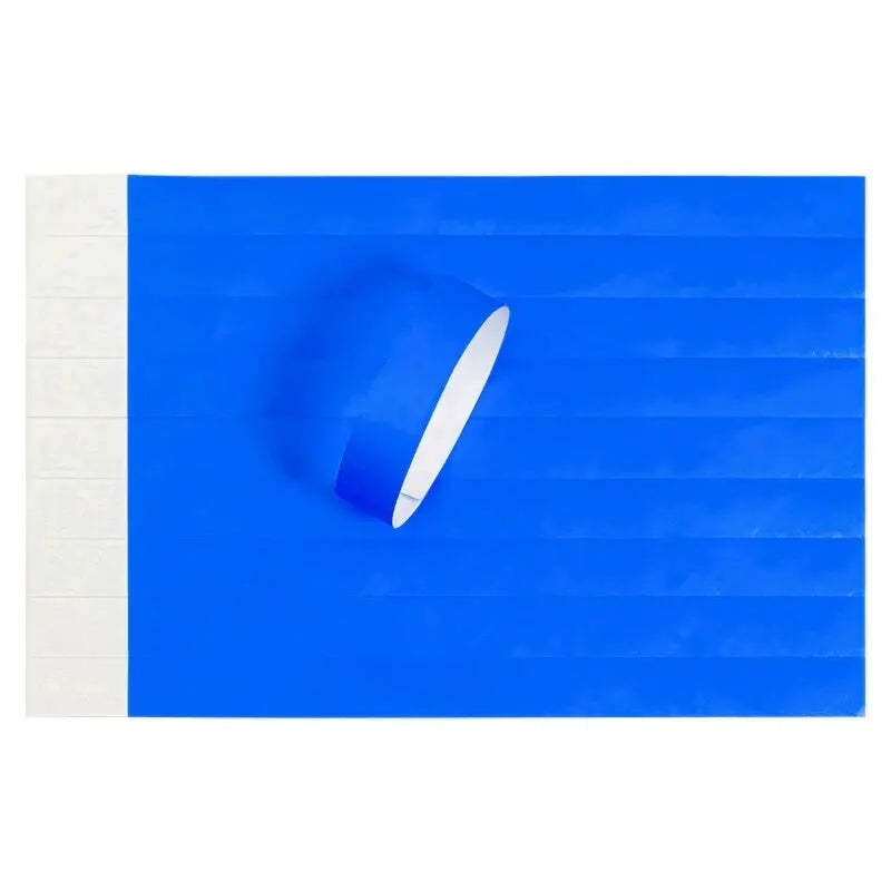 DUBAND 1000 Pcs No Logo Paper 3/4 Inch Wristbands for Event, Sport Wristband, Tyvek ID Festival Paper Bracelet