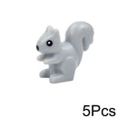 City Animal Building Blocks Duck Swan Pig Cat Figures Bird Dog Zoo Farm Accessories Small Particles Bricks Set Kid Toys Gifts