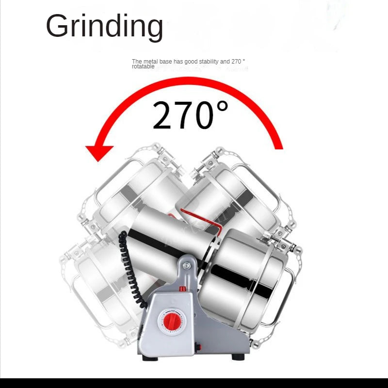 1500g Coffee Grinder Machine 4200W Home Stainless Steel Grains Spices Medicinal Herbs Dry Food Grinder Crusher