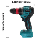 PATUOPRO 10mm New 2In1 Cordless Electric Screwdriver Rechargeable Drill Driver Multifunctional Power Tool For Makita 18V Battery