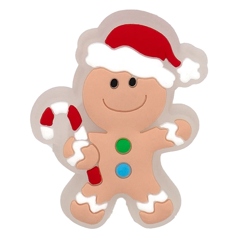 1-5PCS New Christmas LED Shoe Charms,Cute Santa Claus Cat & Dog Pin Accessories for Sandals,Shoe Clogs Buckle Christmas Gifts