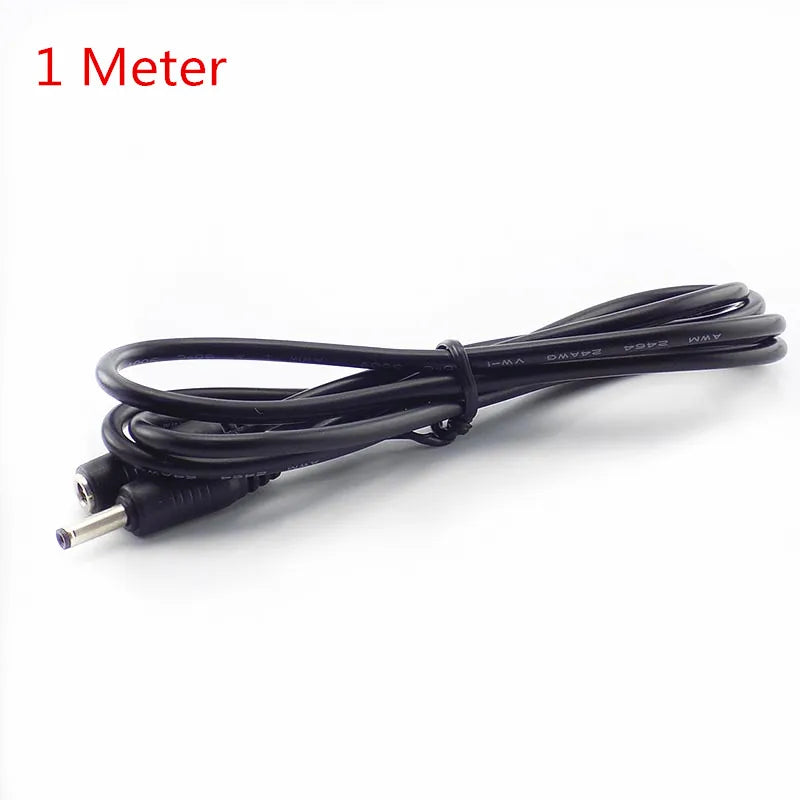 1/1.5/3/5 Meter Male Female DC Power Cable Extension 5V 2A Power Cord Adapter 3.5mm x 1.35mm  Connector for CCTV Security Camera