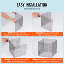 SucceBuy 10 Pack Plant Protector from Animals Plant Protector Plant Cages Flowers & Vegetables Keeps Bunny Chicken Squirrels Out